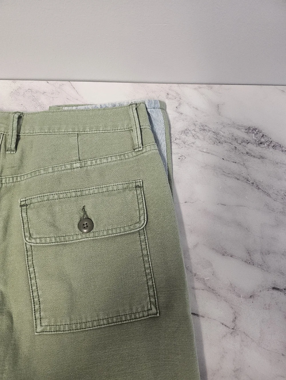 Frame Denim Le Beau 100% Cotton Colorblock Blue Boy friend Jeans 25‎ Preowned